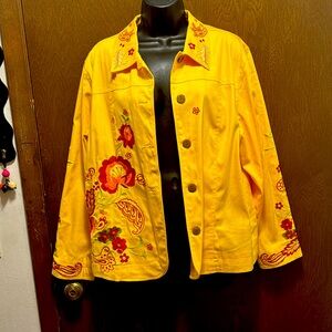 Coldwater Creek embroidered jacket